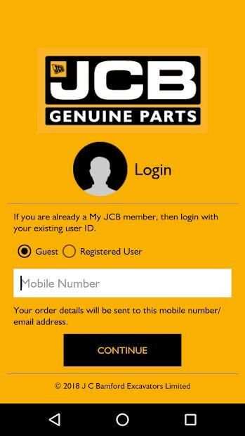 JCB Genuine Parts स्क्रीनशॉट 3