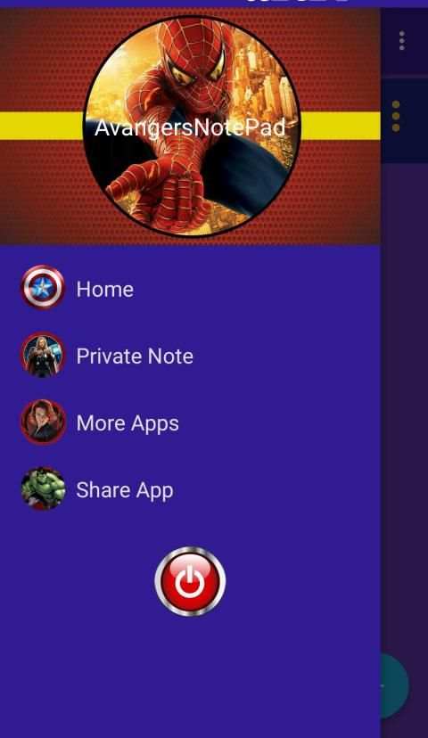 Avengers Notepad screenshot 4