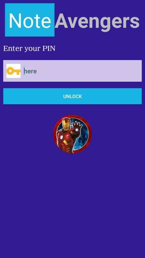 Avengers Notepad screenshot 1