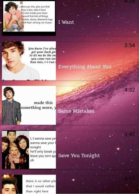 One direction Vidios Top Songs screenshot 4