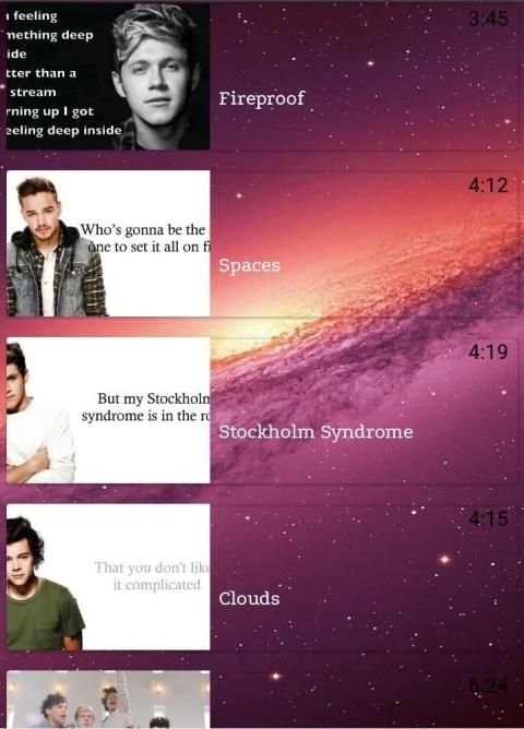 One direction Vidios Top Songs screenshot 1