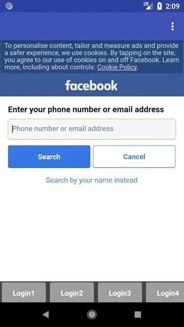 Multiple accounts - 4 login Messenger screenshot 3
