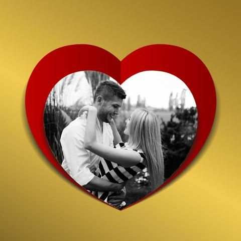 Romantic True Love Photo Frame screenshot 1