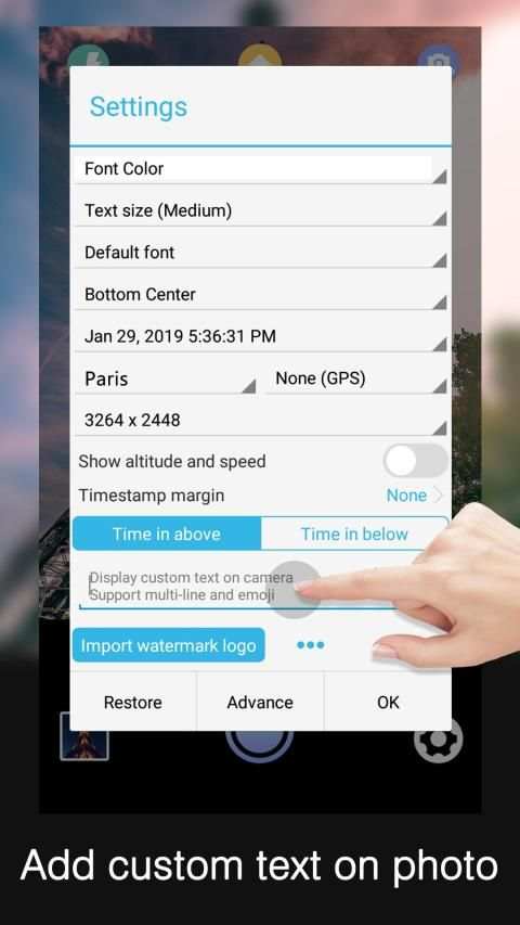 Date Stamp Camera New: Auto Add Timestamp on Photo स्क्रीनशॉट 3