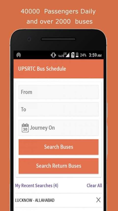 UPSRTC Bus Schedule स्क्रीनशॉट 3