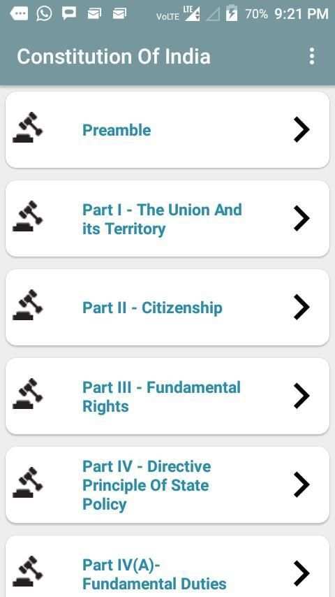 Constitution Of India screenshot 4