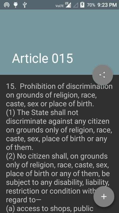 Constitution Of India screenshot 1