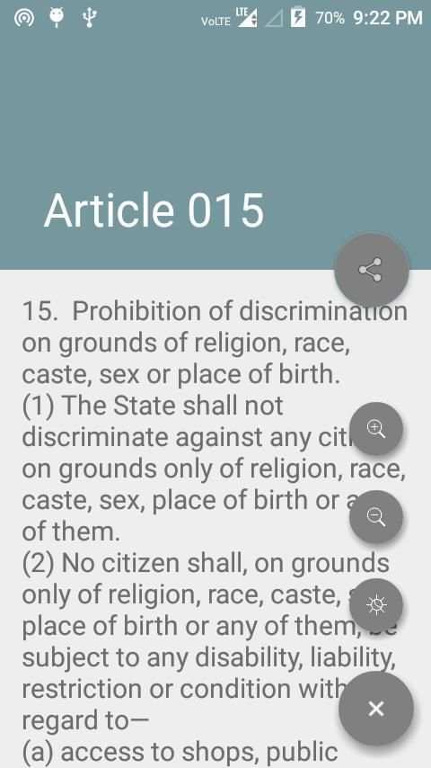 Constitution Of India screenshot 2