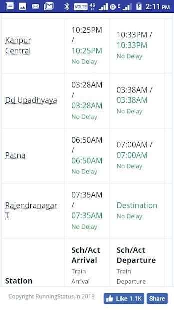 Live Runing train status screenshot 3