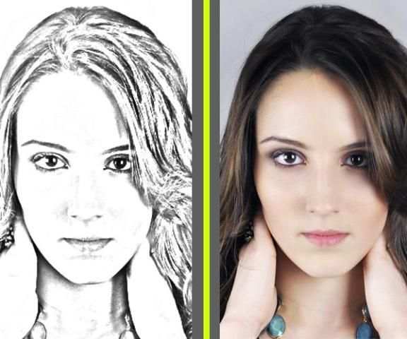 Convert Photo to drawing Pencil screenshot 1