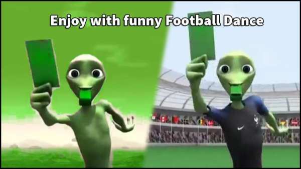 Dame Tu Cosita Football - Green Alien Dance screenshot 3