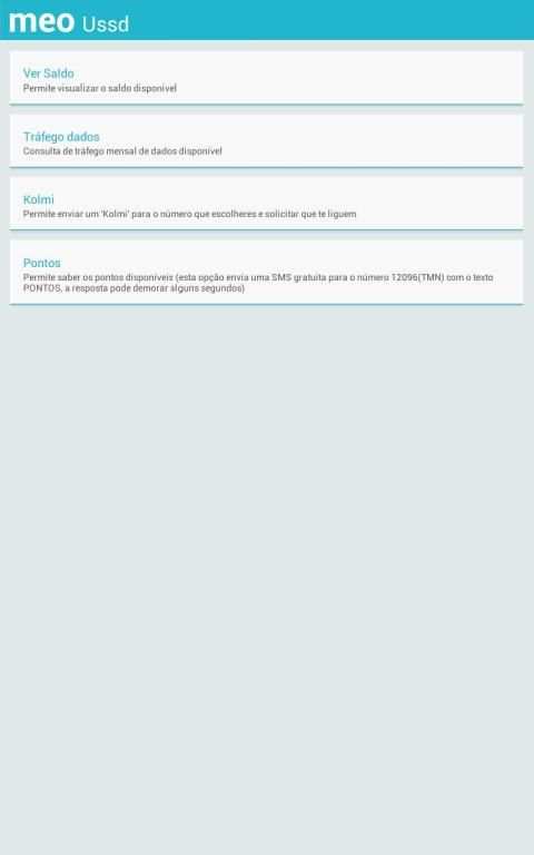 MEO Saldo screenshot 1