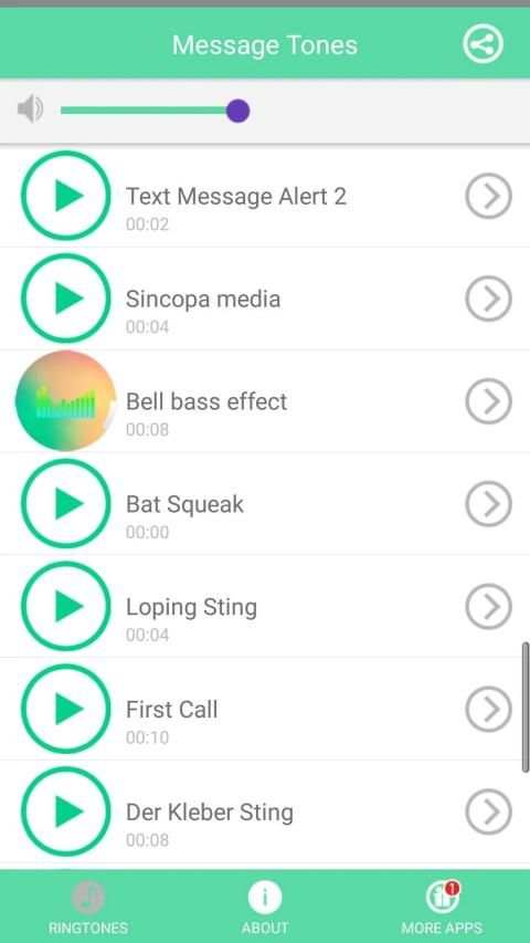 Message Tones screenshot 2