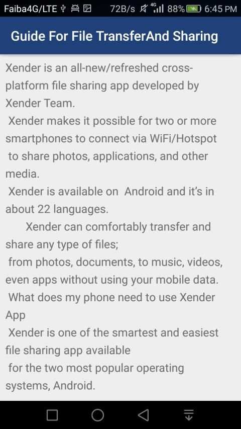 Guide For Xender-File Transfer And Share Tips screenshot 4