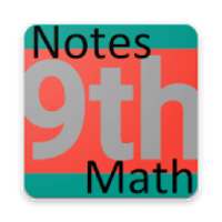 Math 9th Notes MCQs, solved exercises