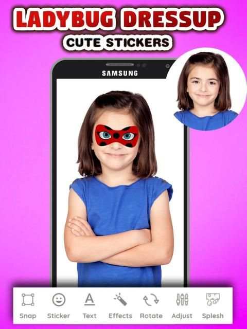 Ladybug Dress Up Masks Photo Editor screenshot 2
