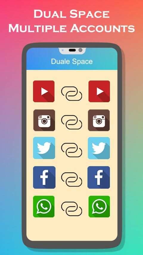 Dual Space - Dual App - Clone App Messenger 4 تصوير الشاشة