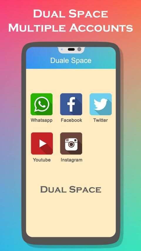 Dual Space - Dual App - Clone App Messenger 5 تصوير الشاشة