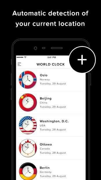 Digital WorldClock स्क्रीनशॉट 1