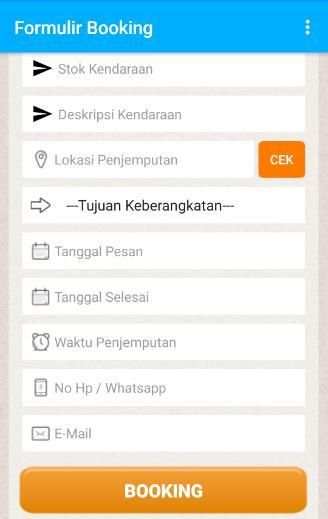 RentCars - Rental Mobil Lampung screenshot 3