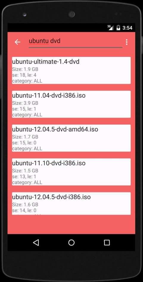 Torrent Search screenshot 3