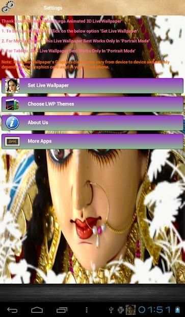 Jai Maa Durga Live Wallpaper screenshot 6