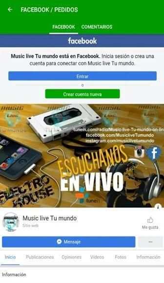 Music live Tu mundo screenshot 3