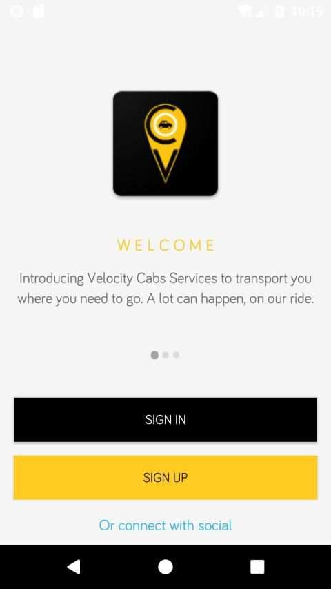 Velocity Cabs screenshot 1