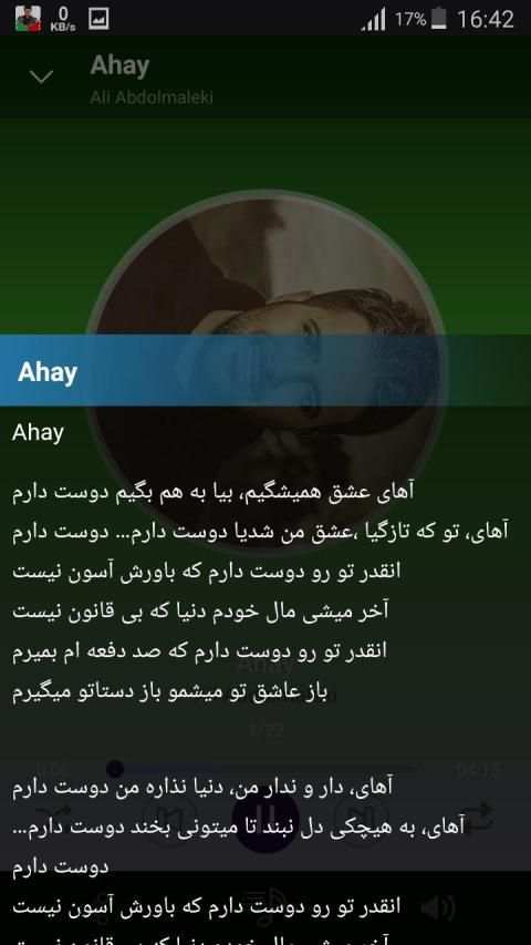 Ali Abdolmaleki - songs offline screenshot 4