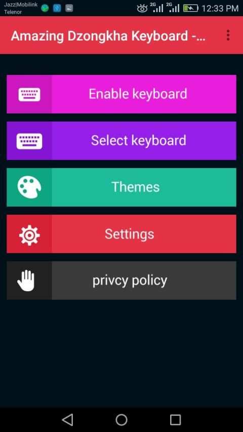 Amazing Dzongkha Keyboard - Fast Typing Board स्क्रीनशॉट 8