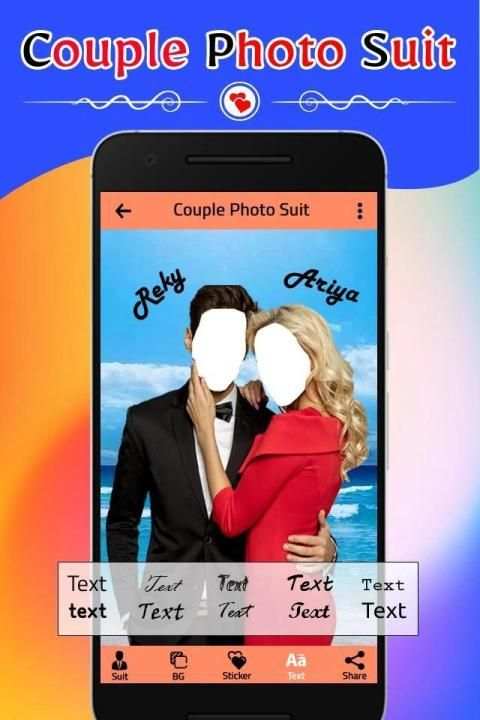 Couple Photo Suit screenshot 2