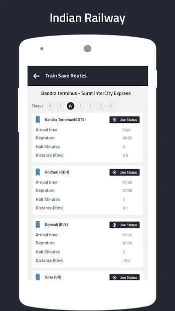 Live Train Status - Indian railway app screenshot 2