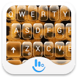 ikon Gold Cheetah Keyboard Theme