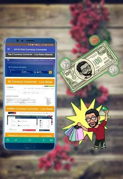 All-In-One Currency Converter स्क्रीनशॉट 2