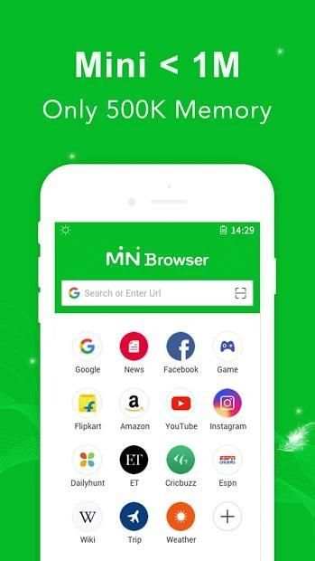 Mini Browser India - Fast Small स्क्रीनशॉट 4