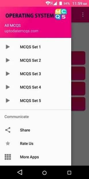Operating System MCQS screenshot 9