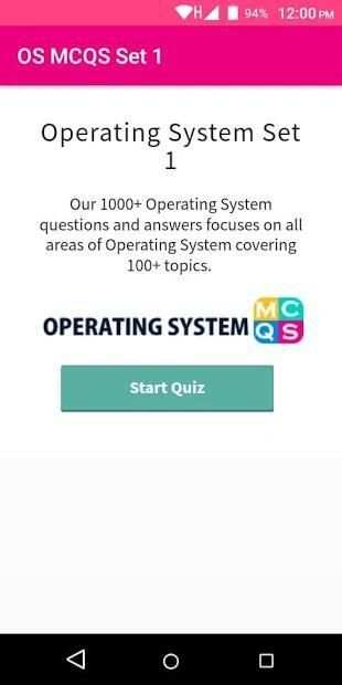 Operating System MCQS screenshot 7
