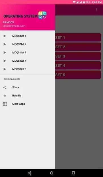 Operating System MCQS screenshot 4