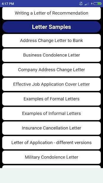 Letter Writing offline скриншот 1