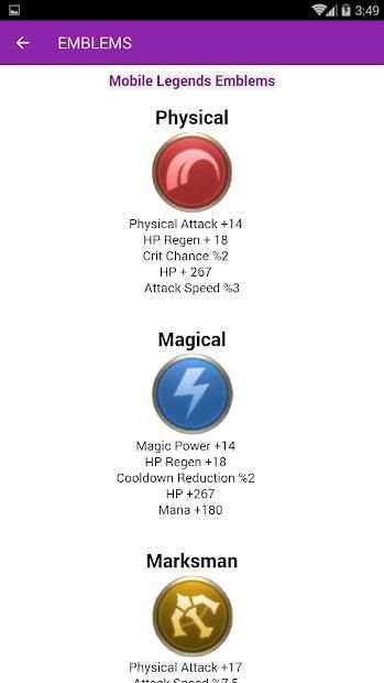 ML Build ML Guide For Legends screenshot 3