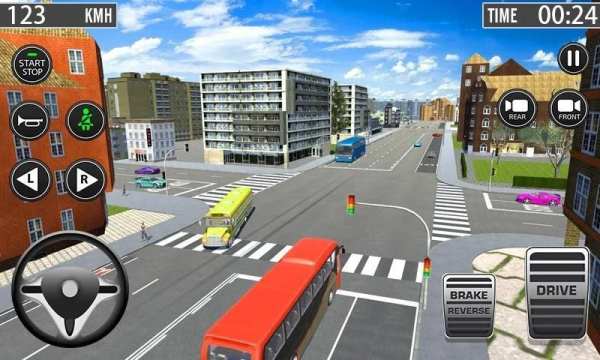 Coach Bus Driving Simulator 2019 - Hard Parking 3D screenshot 3