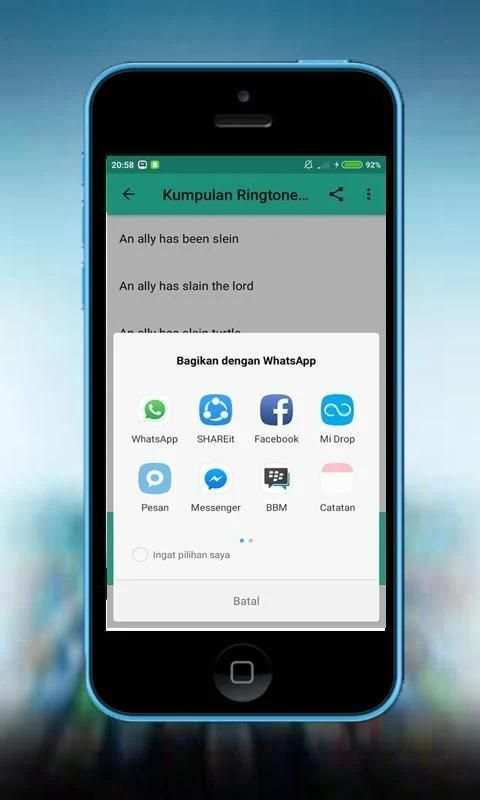 Ringtone ML Heroes screenshot 1