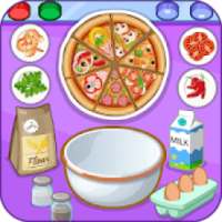 Pizza shop - cooking games logo