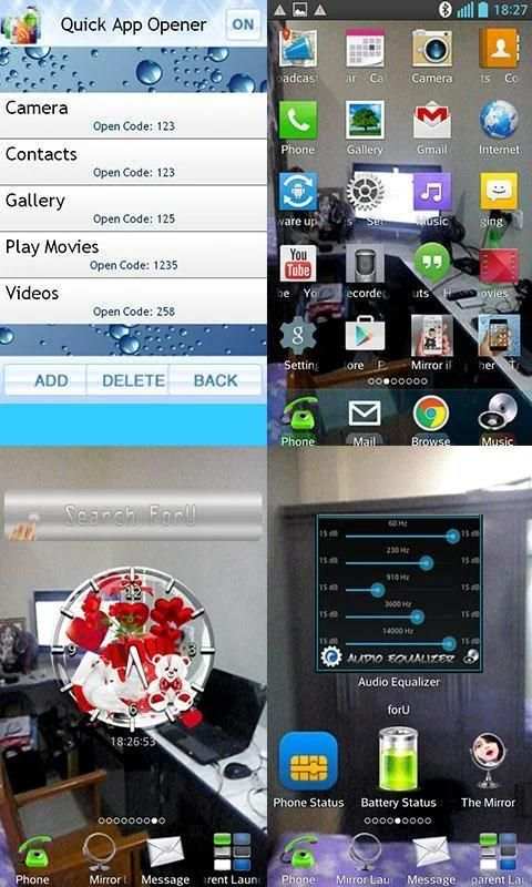 Transparent Screen Launcher screenshot 5