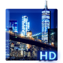 ikon City Night Scenery APUS Live Wallpaper