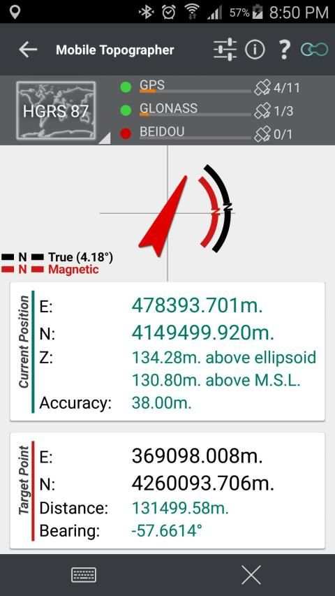 Mobile Topographer Free screenshot 3