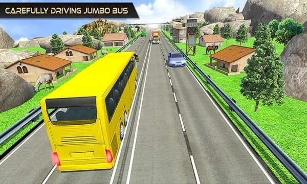 Racing in Coach - Bus Simulator screenshot 1