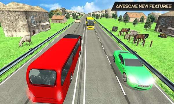 Racing in Coach - Bus Simulator screenshot 2