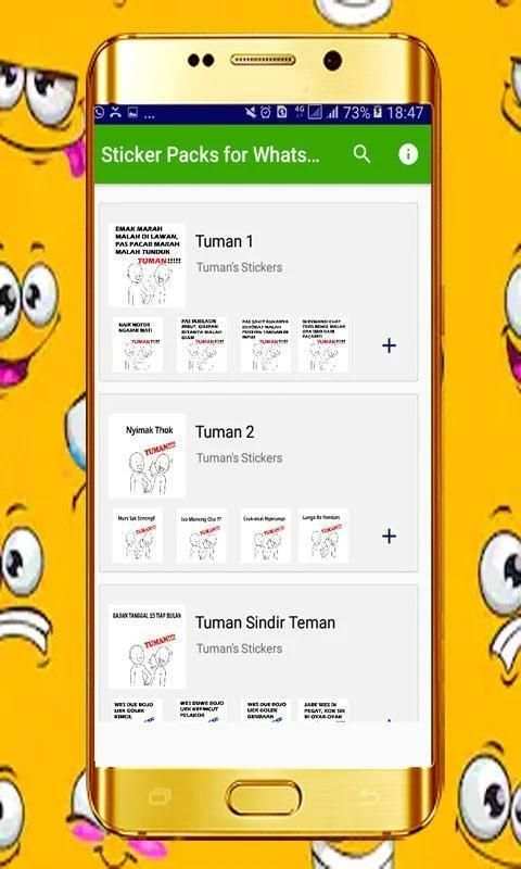 Tuman Meme Aplikasi WA Sticker edit lengkap screenshot 4