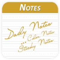 Daily Notes Color Notes, Sticky Notes